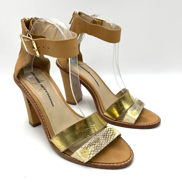 Loeffler Randall Ankle Strap High Heel Sandals size 8.5 - Picture 1 of 10